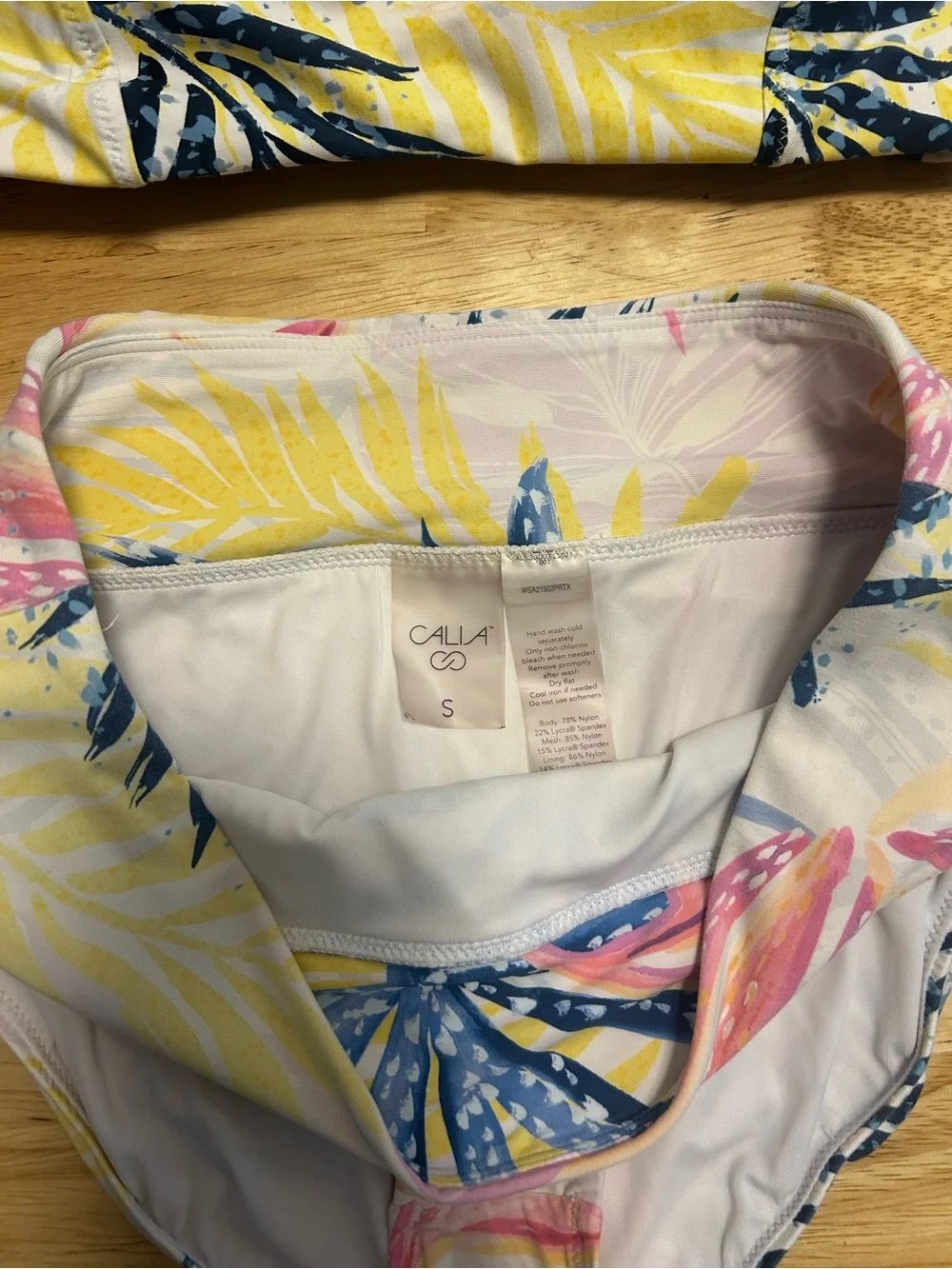 Calia Power Sculpt Bikini Sz S
